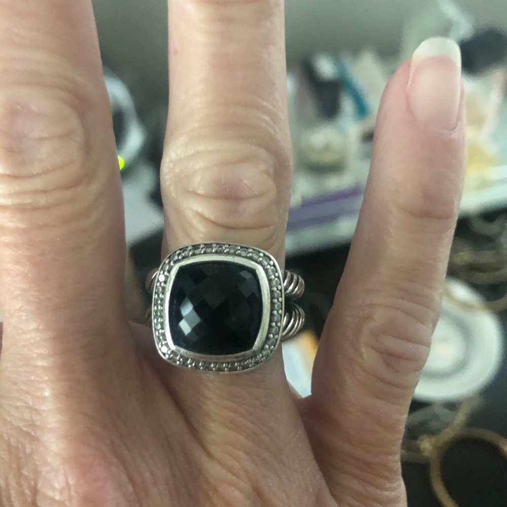 David Yurman Albion black onyx ring